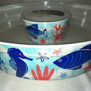 New Sealife Chip & Dip Tray by Mainstays